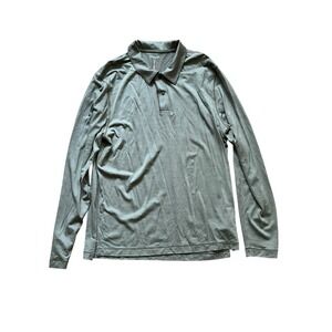 Proof 72 Hour  Merino Wool Polo Shirt Long Sleeve Quick Dry‎ Huckberry, Small